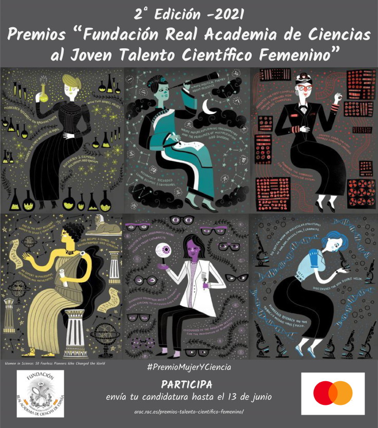 2ª Edición Premios Fundación Real Academia de las Ciencias al Joven Talento Científico Femenino